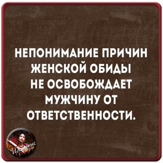 Ответственность мужчины. Непонимание причин женской обиды. Непонимание причин женской обиды не освобождает. Мужская обида на женщину. Обязанность кормить мужа.