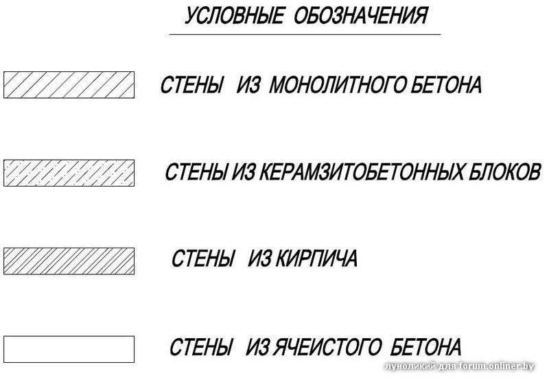 Штриховка асфальта в плане