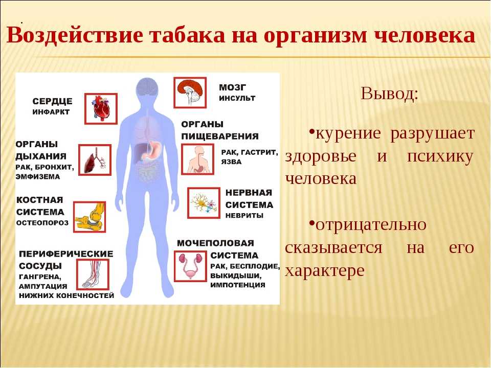 Болезни вызываемые курением презентация