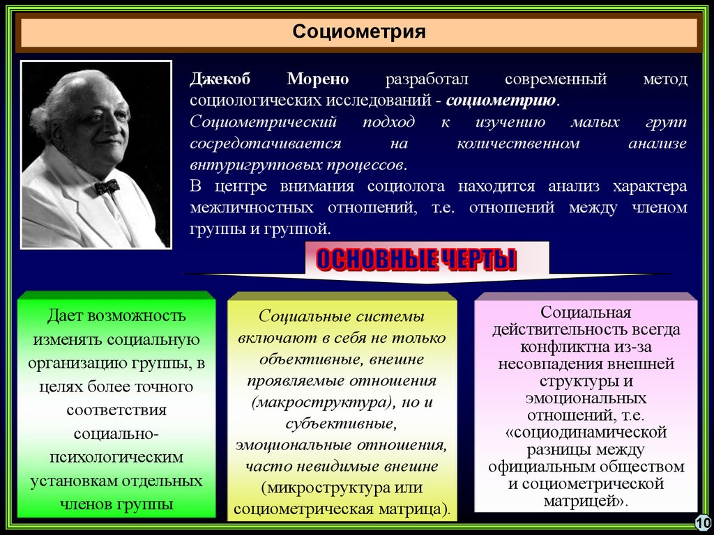 Методика социометрия презентация