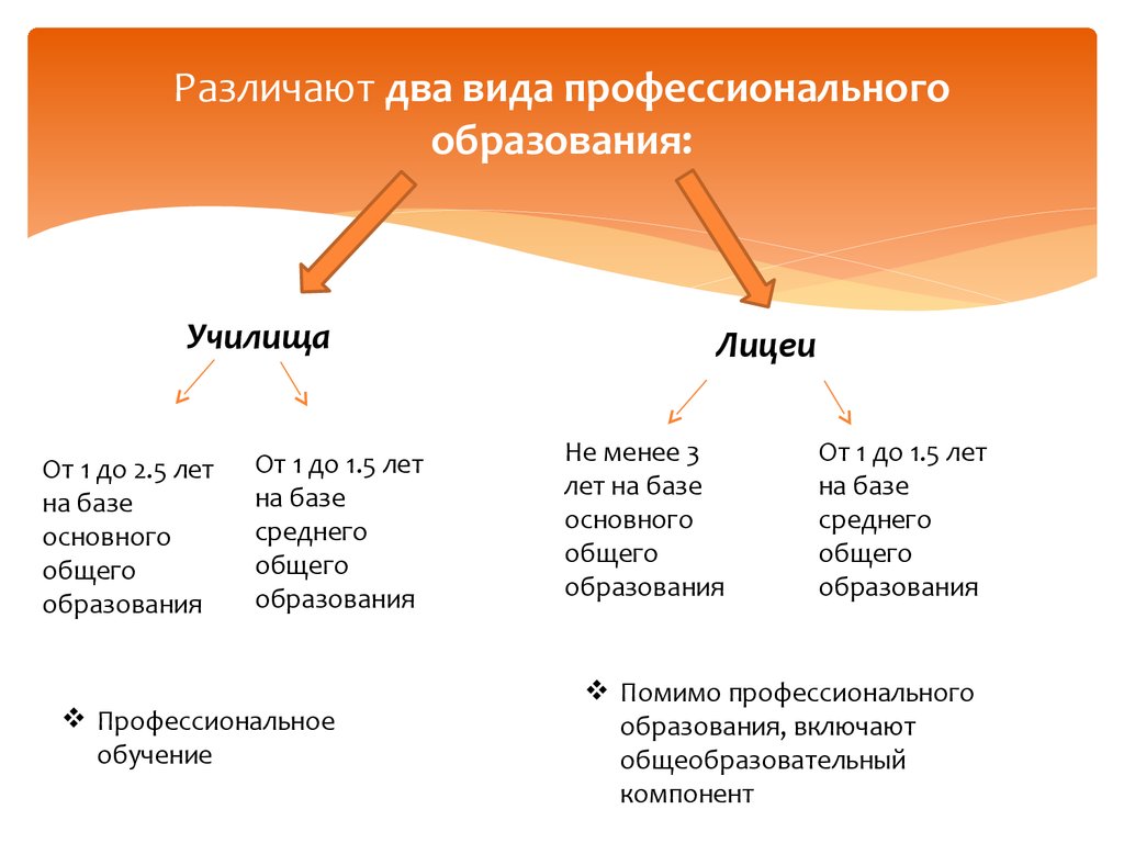 Какие бывают формы образования