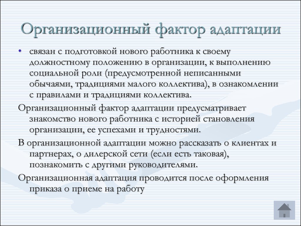 Адаптационный лист нового сотрудника образец