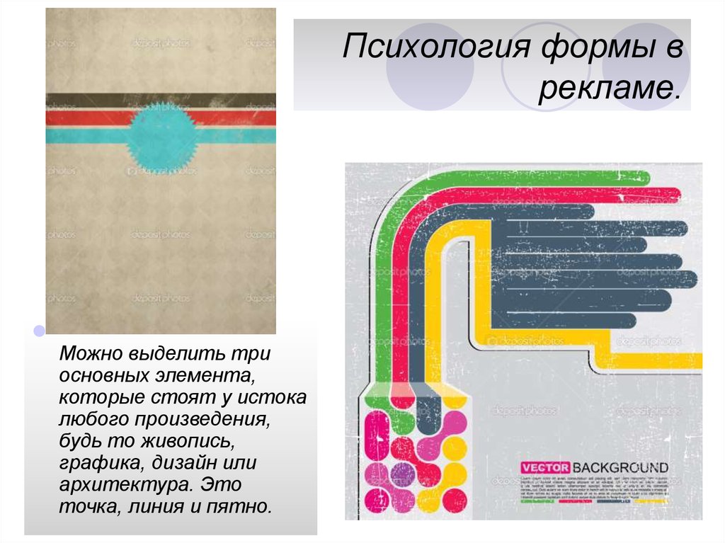 Психология формы. Психология формы в рекламе. Цвет и форма в рекламе. Формы рекламы.