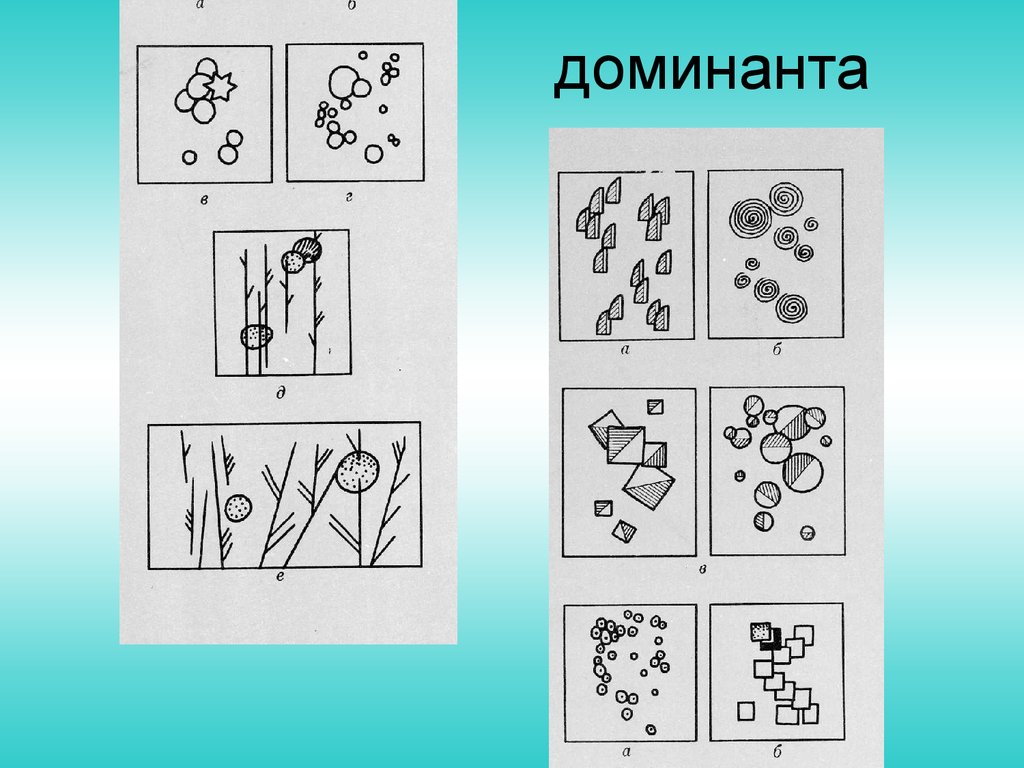 Доминанта это в рисунке