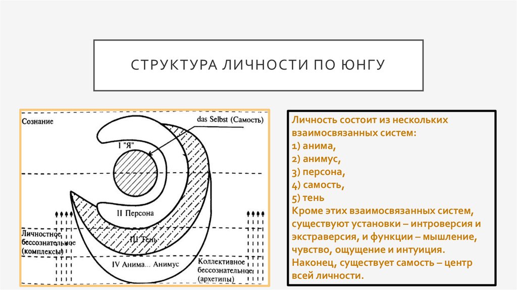 Структура личности юнг схема