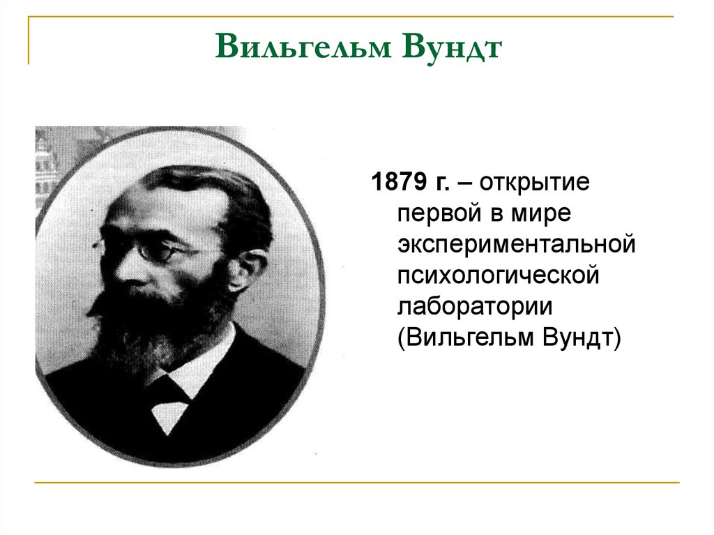 Первые психологические лаборатории в мире