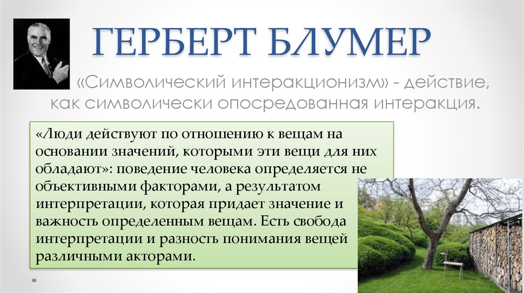 Герберт блумер