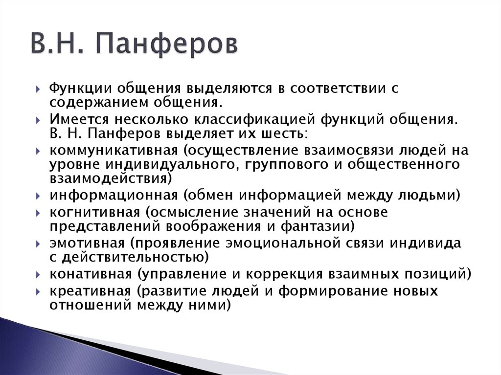 Следующая функция. Цели и функции общения. Функции общения Панферов. Функции общения по Панфёрову. Конативная функция общения.