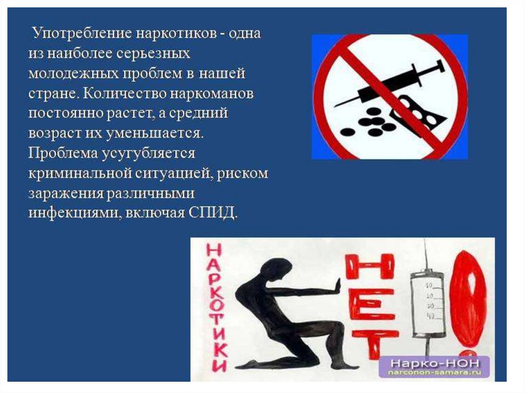 Презентация против наркотиков