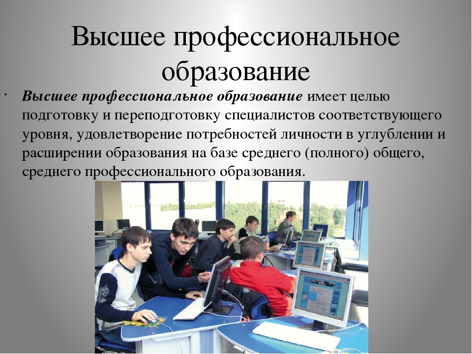 Профессиональное образование презентация