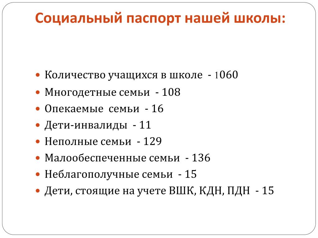 Паспорт социального проекта пример оформления