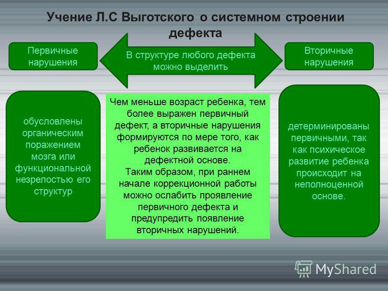 Какой пункт отсутствует в схеме обследования ребенка с отклонениями в развитии у л с выготского