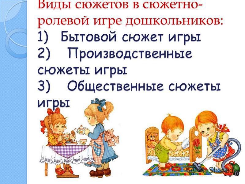 Классификация сюжетно ролевых игр