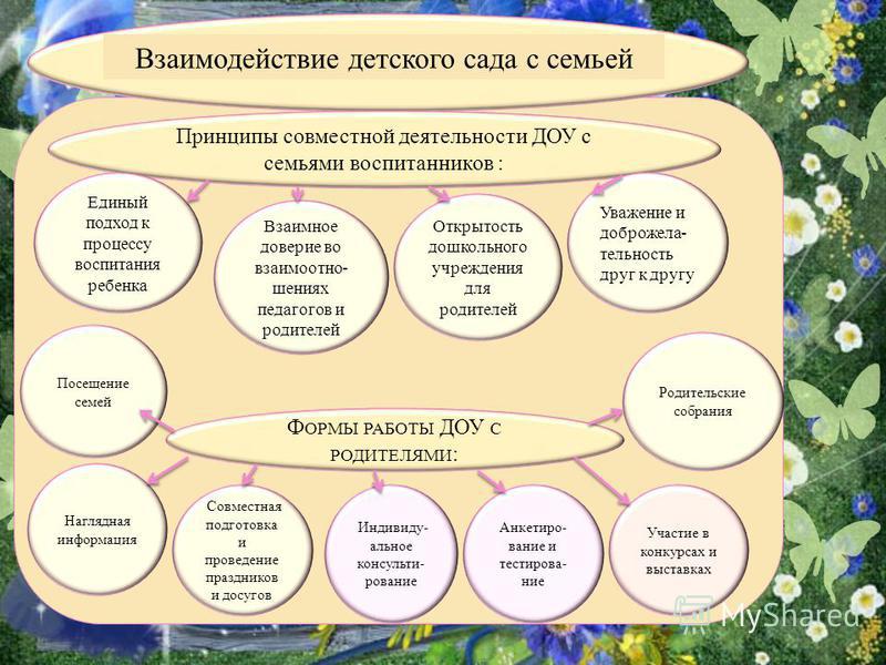 Организация совместной работы с родителями презентация