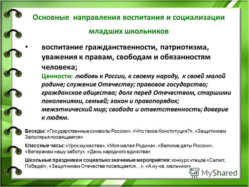 Проект социализация младших школьников