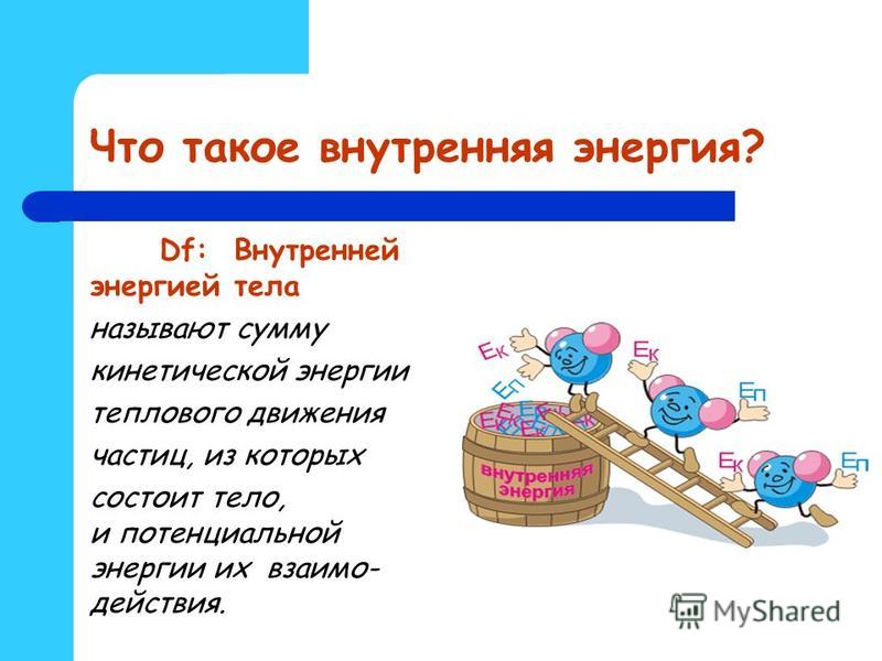 Внутренняя энергия тесты