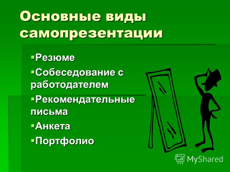 Презентация и самопрезентация в культуре общения