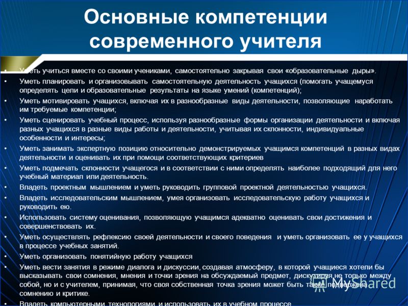 Общие профессиональные возможности. Компетенции современного учителя. Основные компетенции современного учителя. Современные педагогические компетенции. Компетенции современного воспитателя.