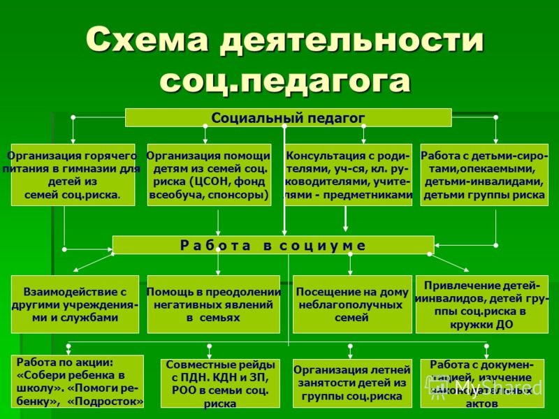 Категории детских организаций