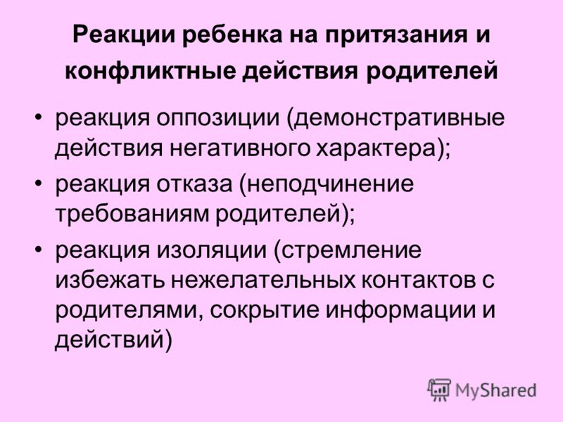 Притязания это. Неподчинение требованиям родителей. Реакция отказа. Реакционный характер это. Реакция оппозиции у подростков.