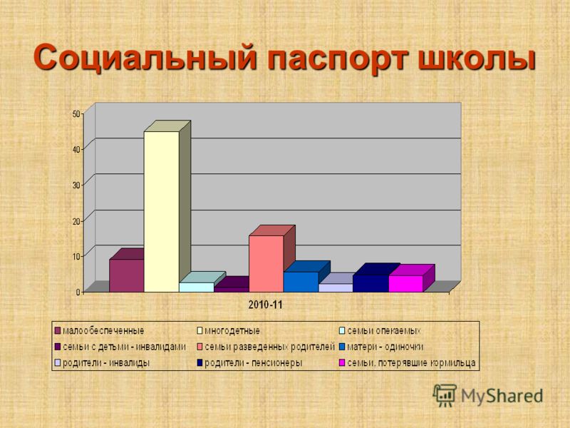 Социальный паспорт микрорайона образец