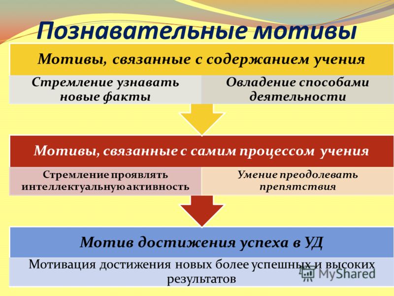 Мотивация познавательной деятельности