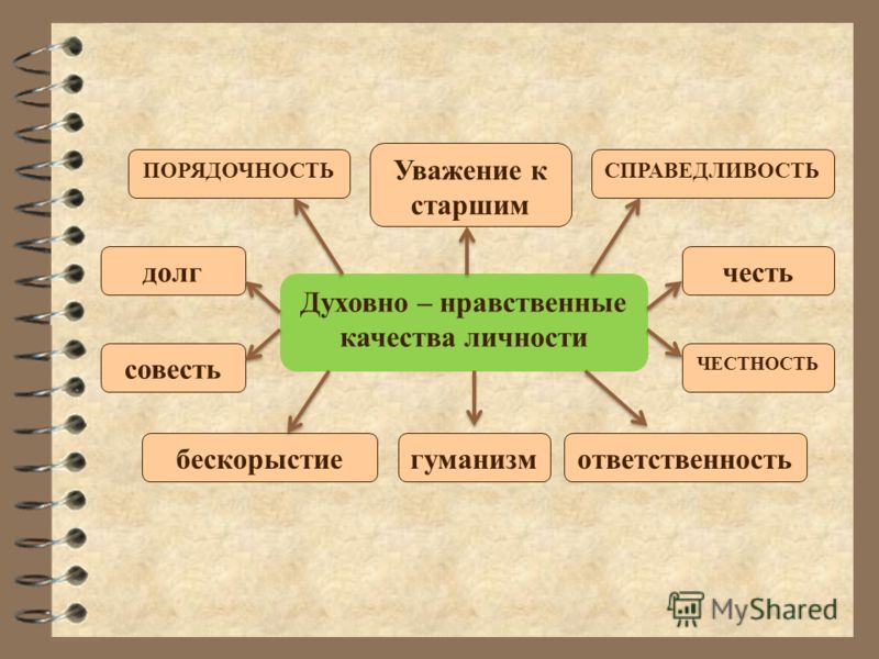 Схема качества человека