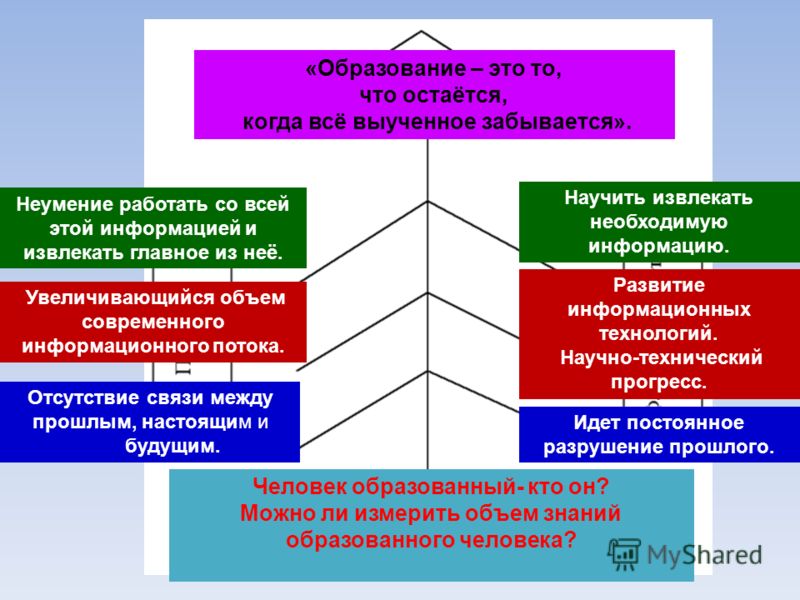 Образованный человек презентация