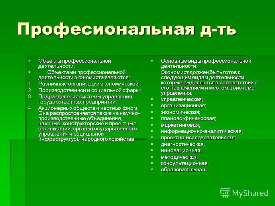 Отрасли профессиональной деятельности. Объекты профессиональной деятельности экономиста. Основные виды профессиональной деятельности экономиста. Объекты профессиональной деятельности туризма. Виды объектов профессиональной деятельности.