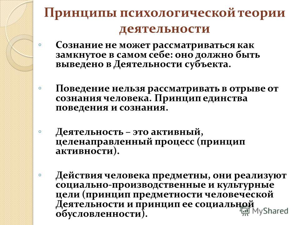 Поведение и психическая деятельность