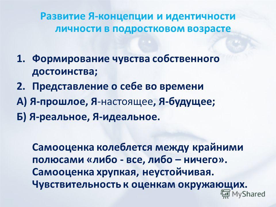 Я концепция личности