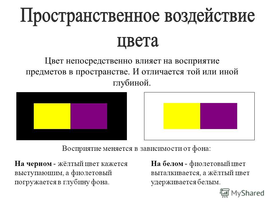 Вещество меняющее восприятие. Пространственное воздействие цвета. Восприятие цвета в зависимости от фона. Влияние цвета на восприятие. Как цвет влияет на восприятие.
