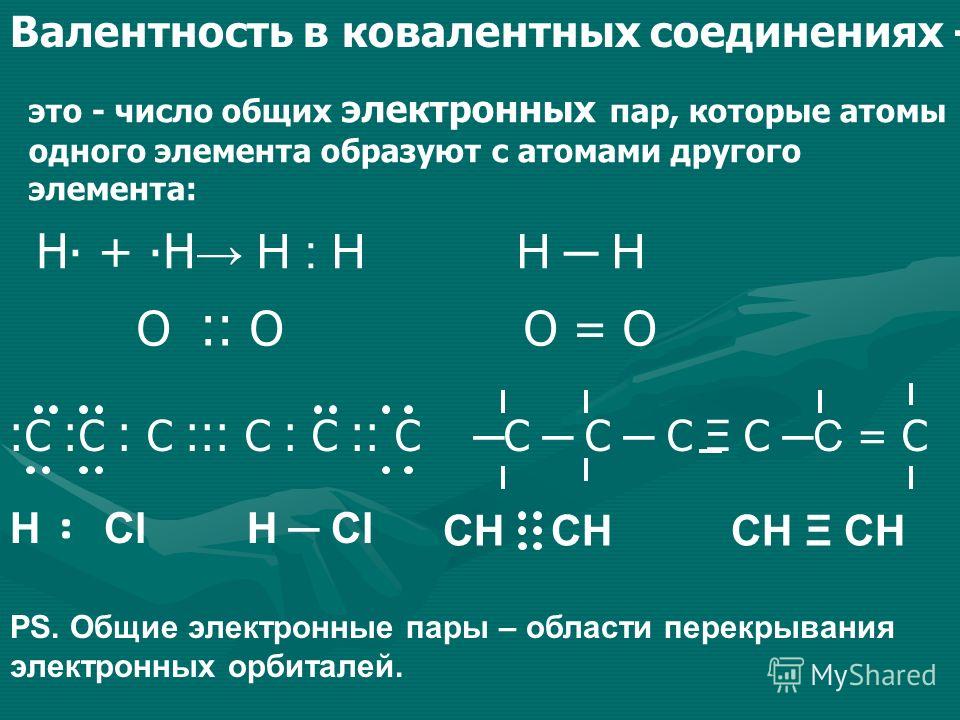 Валентные химические элементы