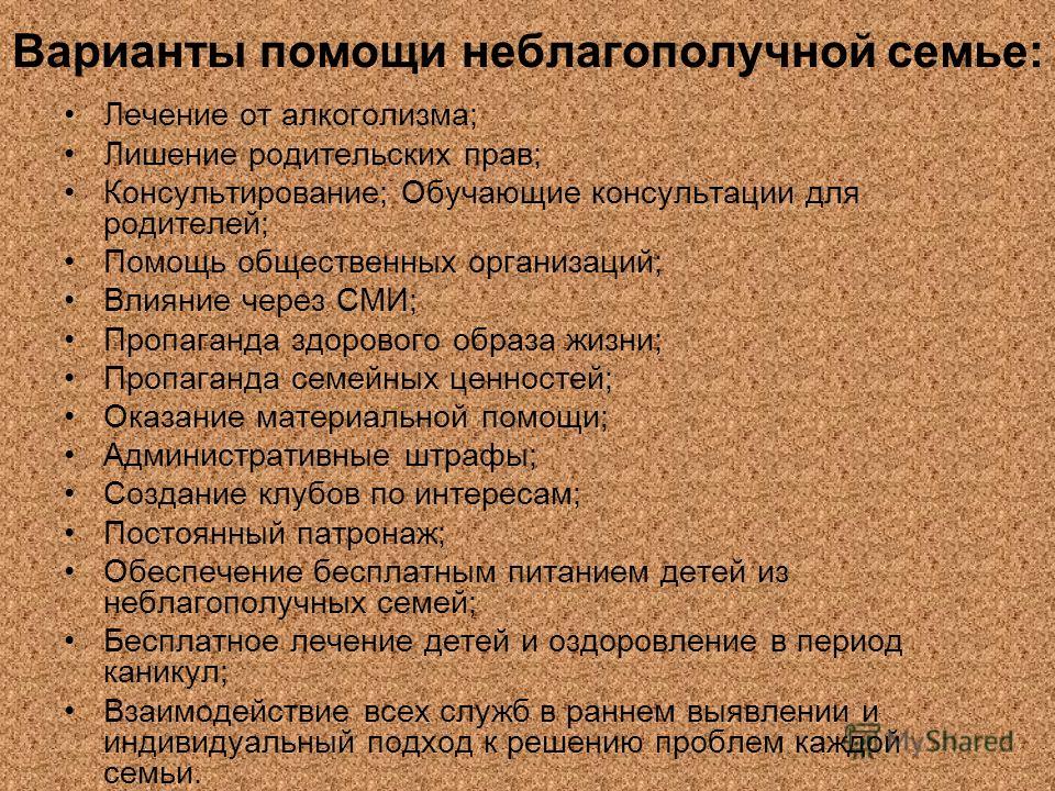 Вариант помочь. Консультации для родителей из неблагополучных семей. Работа с неблагополучными семьями в детском саду консультации. Консультации для родителей по профилактике семейного неблагополучия. Темы консультаций для неблагополучных семей.