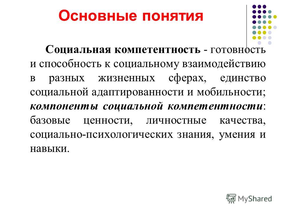 Основные понятия социальной. Компоненты социальной компетентности. Понятие социальная компетентность. Социальные компетенции. Социальная компетентность педагога.