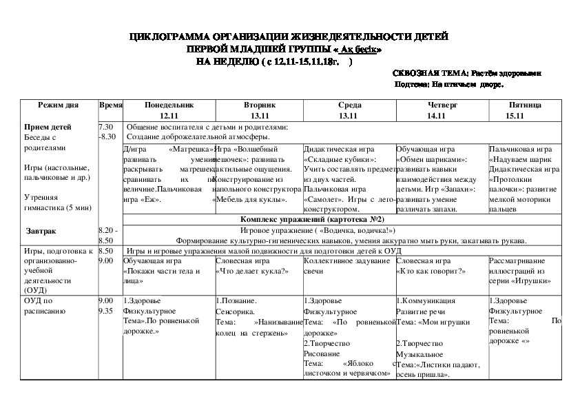 Перспективный план скоро в школу