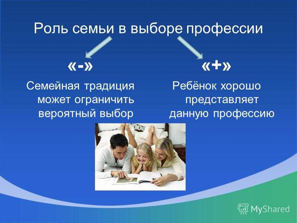 Презентация по теме мой профессиональный выбор