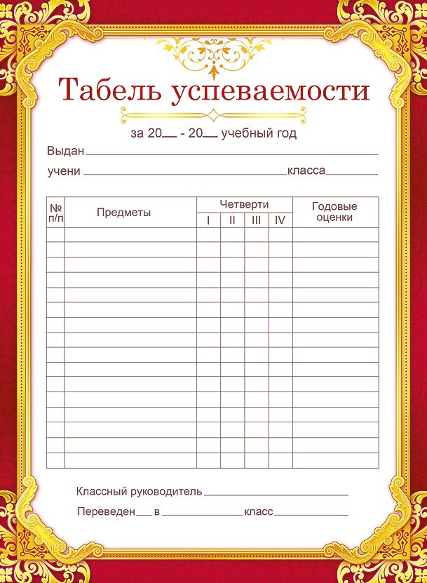 Отчетные карты в школьном портале шаблоны для классного руководителя образец