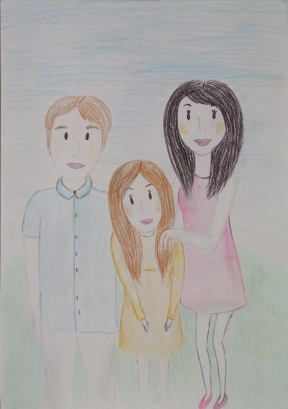Сестра мамы или папы. Рисунок моя семья. Портрет моя семья. Рисунок на тему семья. Рисунок семьи детский.