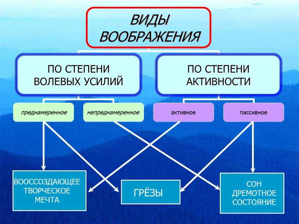 Схема воображение в психологии