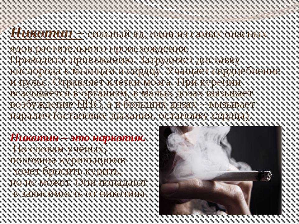 Зависимость от курения презентация