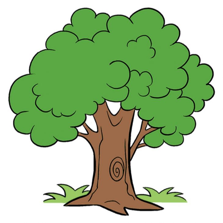 Рисунок дерево для детей 3 4 лет