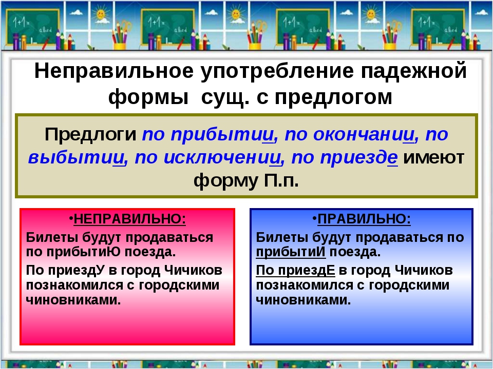 Нарушение видовременной соотнесенности глагольных. По приезде. По прибытии или по прибытию. Правило по окончании по прибытии. По приезде по окончании по прибытии.