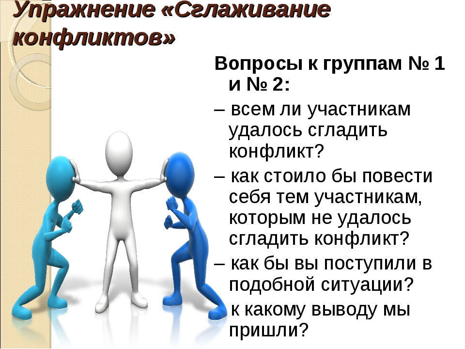 Конфликтные вопросы. Упражнение конфликты в тренинге. Упражнение сглаживание конфликтов. Упражнения для разрешения конфликтов. Вопросы про конфликты.