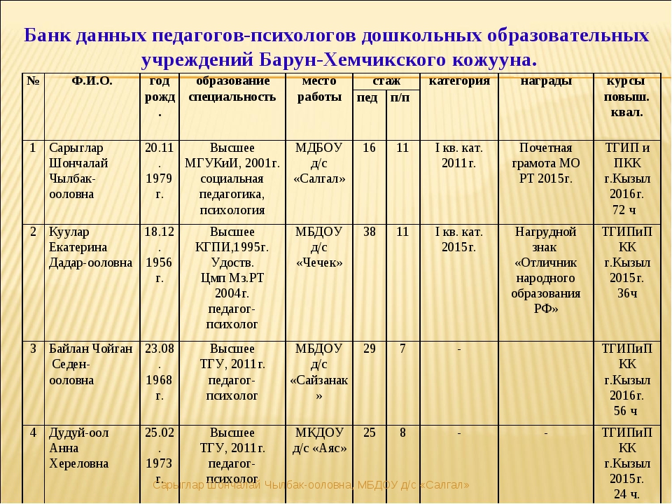 Отчет педагога психолога. Банк данных педагогов. Банк данных педагогических работников. Документация педагога психолога в ДОУ. Банк данных в ДОУ.