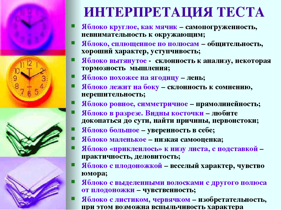 Тесты картинки психологические для детей