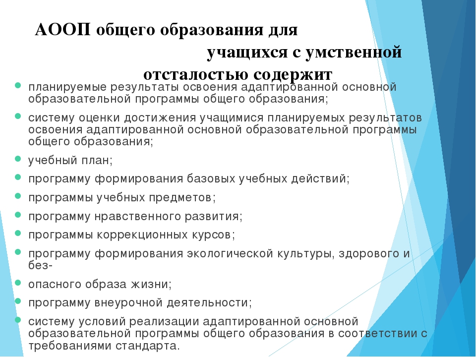 План работы с учеником с овз