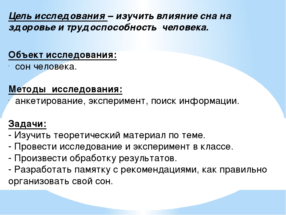 Влияние сна на здоровье человека индивидуальный проект