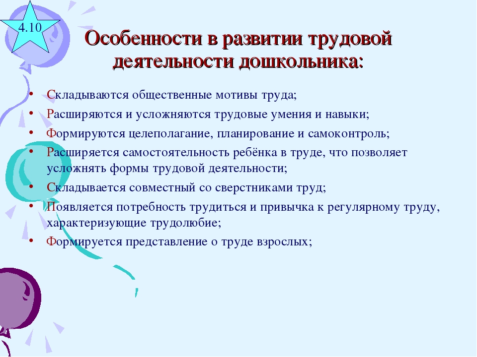 Самостоятельная организация и руководство трудом дошкольников составить план конспект