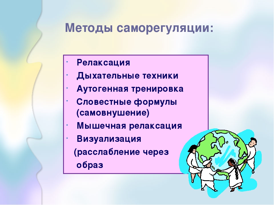 Методы саморегуляции картинки